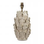 Layered Leaf - Base Only - Ivory Ceramic Table Lamp Layered Leaf - Base Only - Ivory Ceramic Table Lamp