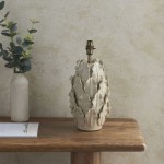Layered Leaf - Base Only - Ivory Ceramic Table Lamp Layered Leaf - Base Only - Ivory Ceramic Table Lamp