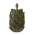 Layered Leaf - Base Only - Dark Olive Ceramic Table Lamp Layered Leaf - Base Only - Dark Olive Ceramic Table Lamp