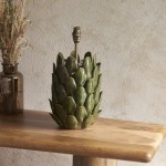 Layered Leaf - Base Only - Dark Olive Ceramic Table Lamp Layered Leaf - Base Only - Dark Olive Ceramic Table Lamp