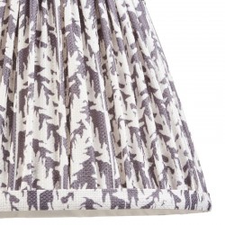 Leaf - Shade Only - 20 cm Pearl Grey Leaf Tapered Shade Leaf - Shade Only - 20 cm Pearl Grey Leaf Tapered Shade