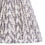 Leaf - Shade Only - 25 cm Pearl Grey Leaf Tapered Shade Leaf - Shade Only - 25 cm Pearl Grey Leaf Tapered Shade