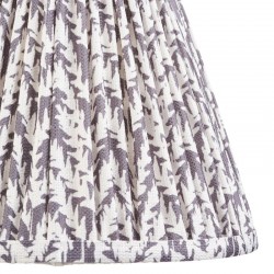 Leaf - Shade Only - 25 cm Pearl Grey Leaf Tapered Shade Leaf - Shade Only - 25 cm Pearl Grey Leaf Tapered Shade