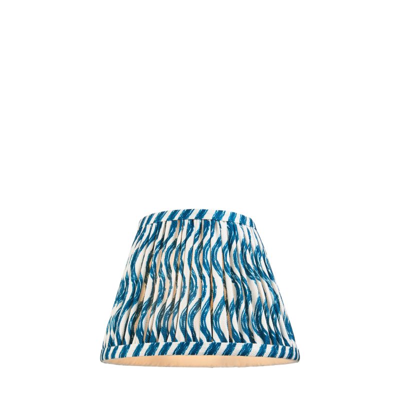 Endon-111301 - Ripple - Shade Only - 20 cm Marlin Blue Tapered Shade