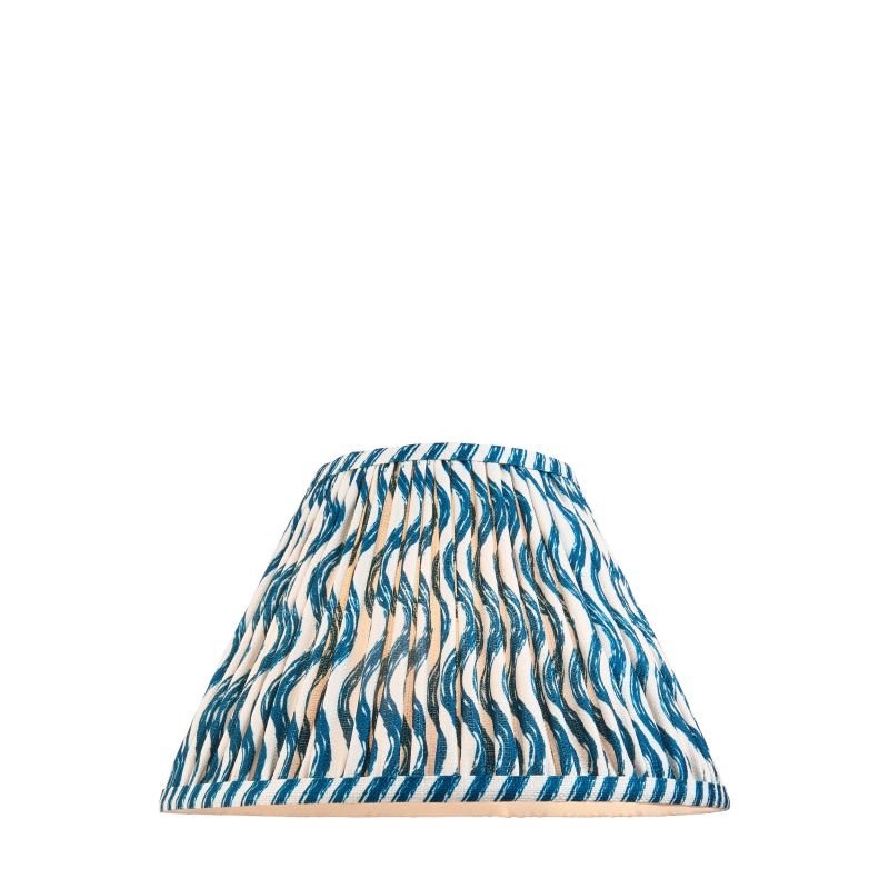 Endon-111303 - Ripple - Shade Only - 30 cm Marlin Blue Tapered Shade