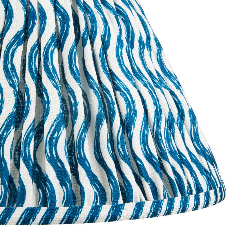 Endon-111303 - Ripple - Shade Only - 30 cm Marlin Blue Tapered Shade