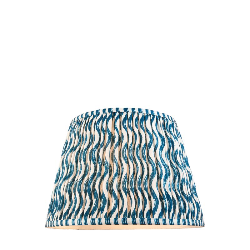 Endon-111304 - Ripple - Shade Only - 35 cm Marlin Blue Tapered Shade