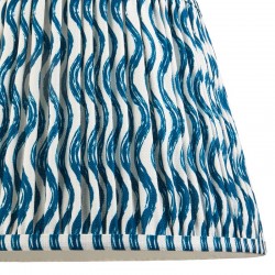 Ripple - Shade Only - 35 cm Marlin Blue Tapered Shade Ripple - Shade Only - 35 cm Marlin Blue Tapered Shade