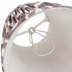 Zigzag - Shade Only - 16 cm Pearl Grey Tapered Shade - Clip Gimbal Zigzag - Shade Only - 16 cm Pearl Grey Tapered Shade - Clip Gimbal