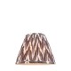 Endon-111324 - Zigzag - Shade Only - 25 cm Pearl Grey Tapered Shade