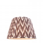 Zigzag - Shade Only - 40 cm Pearl Grey Tapered Shade Zigzag - Shade Only - 40 cm Pearl Grey Tapered Shade