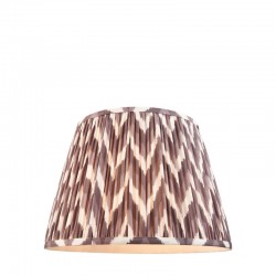 Zigzag - Shade Only - 40 cm Pearl Grey Tapered Shade Zigzag - Shade Only - 40 cm Pearl Grey Tapered Shade