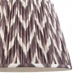 Zigzag - Shade Only - 40 cm Pearl Grey Tapered Shade Zigzag - Shade Only - 40 cm Pearl Grey Tapered Shade