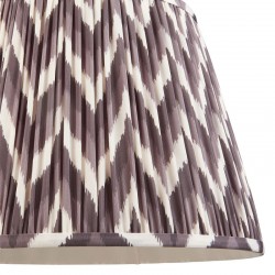 Zigzag - Shade Only - 40 cm Pearl Grey Tapered Shade Zigzag - Shade Only - 40 cm Pearl Grey Tapered Shade