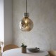 Ambience-111336 - Mercury - Brass Pendant with Mercury Glass