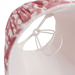 Ikat - Shade Only - 16 cm Coral Pink Tapered Shade - Clip Gimbal Ikat - Shade Only - 16 cm Coral Pink Tapered Shade - Clip Gimbal