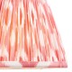 Endon-111338 - Ikat - Shade Only - 20 cm Coral Pink Tapered Shade