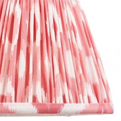 Ikat - Shade Only - 20 cm Coral Pink Tapered Shade Ikat - Shade Only - 20 cm Coral Pink Tapered Shade