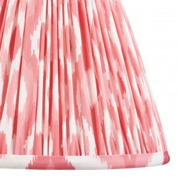 Ikat - Shade Only - 25 cm Coral Pink Tapered Shade Ikat - Shade Only - 25 cm Coral Pink Tapered Shade