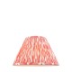 Endon-111340 - Ikat - Shade Only - 30 cm Coral Pink Tapered Shade