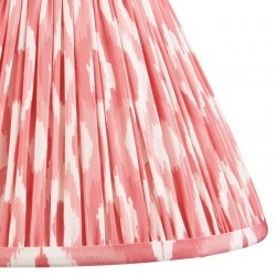 Ikat - Shade Only - 30 cm Coral Pink Tapered Shade Ikat - Shade Only - 30 cm Coral Pink Tapered Shade