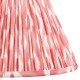 Endon-111340 - Ikat - Shade Only - 30 cm Coral Pink Tapered Shade