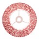 Endon-111340 - Ikat - Shade Only - 30 cm Coral Pink Tapered Shade