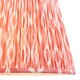 Endon-111341 - Ikat - Shade Only - 35 cm Coral Pink Tapered Shade