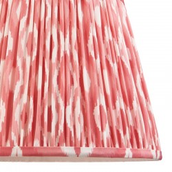 Ikat - Shade Only - 35 cm Coral Pink Tapered Shade Ikat - Shade Only - 35 cm Coral Pink Tapered Shade