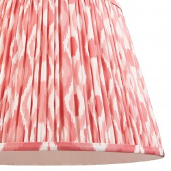 Ikat - Shade Only - 40 cm Coral Pink Tapered Shade Ikat - Shade Only - 40 cm Coral Pink Tapered Shade