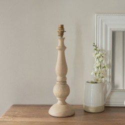 Hidcote - Base Only - Natural Wooden Table Lamp Hidcote - Base Only - Natural Wooden Table Lamp