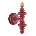 Carnaby - Base Only - Satin Pink Clay Wooden Wall Lamp Carnaby - Base Only - Satin Pink Clay Wooden Wall Lamp