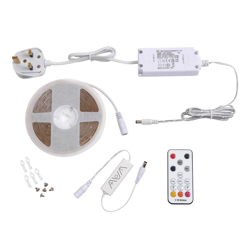 - OrionPRO - LED Strip Lighting Kit 5m 4000K Saxby-111674 - OrionPRO - LED Strip Lighting Kit 5m 4000K
