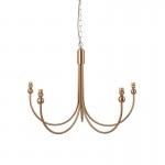 Santiago - Base Only - Brushed Aged Brass Centre Fitting Santiago - Base Only - Brushed Aged Brass Centre Fitting