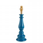 Myrtle - Base Only - Marlin Blue & Brass Table Lamp Myrtle - Base Only - Marlin Blue & Brass Table Lamp