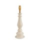 Endon-112166 - Myrtle - Base Only - Almond White & Brass Table Lamp