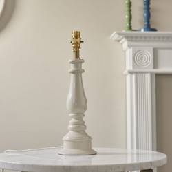 Myrtle - Base Only - Almond White & Brass Table Lamp Myrtle - Base Only - Almond White & Brass Table Lamp
