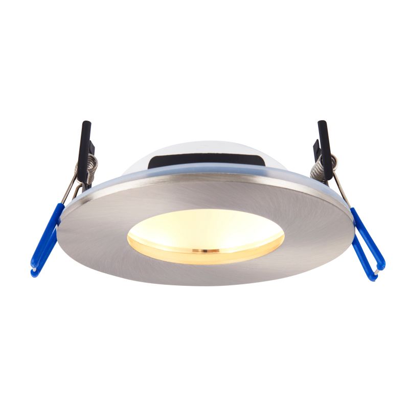 - OrbitalPRO - Satin Nickel CCT Recessed Downlight IP65 Saxby-112543 - OrbitalPRO - Satin Nickel CCT Recessed Downlight IP65