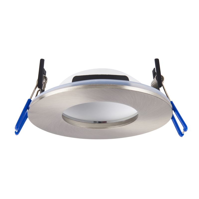 - OrbitalPRO - Satin Nickel CCT Recessed Downlight IP65 Saxby-112543 - OrbitalPRO - Satin Nickel CCT Recessed Downlight IP65