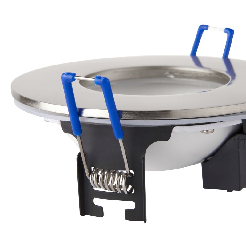 - OrbitalPRO - Satin Nickel CCT Recessed Downlight IP65 Saxby-112543 - OrbitalPRO - Satin Nickel CCT Recessed Downlight IP65