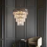 Marietta - Antique Brass 16 Light Chandelier with Clear Glass Rods Marietta - Antique Brass 16 Light Chandelier with Clear Glass Rods