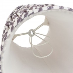 Ripple - Shade Only - 16 cm Pearl Grey Tapered Shade - Clip Gimbal Ripple - Shade Only - 16 cm Pearl Grey Tapered Shade - Clip Gimbal