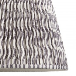 Ripple - Shade Only - 40 cm Pearl Grey Tapered Shade Ripple - Shade Only - 40 cm Pearl Grey Tapered Shade