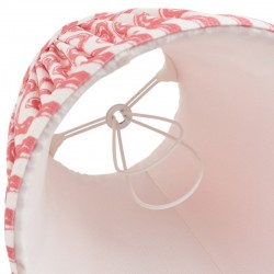 Ripple - Shade Only - 16 cm Coral Pink Tapered Shade - Clip Gimbal Ripple - Shade Only - 16 cm Coral Pink Tapered Shade - Clip Gimbal