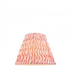Ripple - Shade Only - 25 cm Coral Pink Tapered Shade Ripple - Shade Only - 25 cm Coral Pink Tapered Shade
