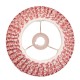 Endon-113058 - Ripple - Shade Only - 25 cm Coral Pink Tapered Shade