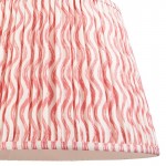 Ripple - Shade Only - 40 cm Coral Pink Tapered Shade Ripple - Shade Only - 40 cm Coral Pink Tapered Shade