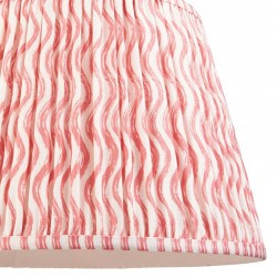 Ripple - Shade Only - 40 cm Coral Pink Tapered Shade Ripple - Shade Only - 40 cm Coral Pink Tapered Shade