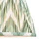 Endon-113065 - Zigzag - Shade Only - 20 cm Cotswold Green Tapered Shade