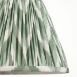 Zigzag - Shade Only - 25 cm Cotswold Green Tapered Shade Zigzag - Shade Only - 25 cm Cotswold Green Tapered Shade